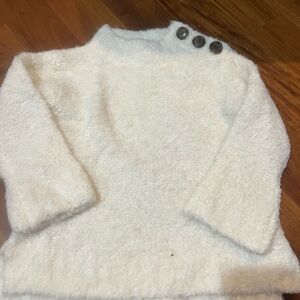Crewcuts Ivory Sweater with Button Accents